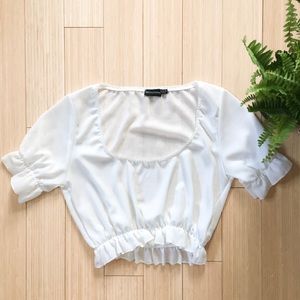 Pretty Little Thing Square Neck Crop Top